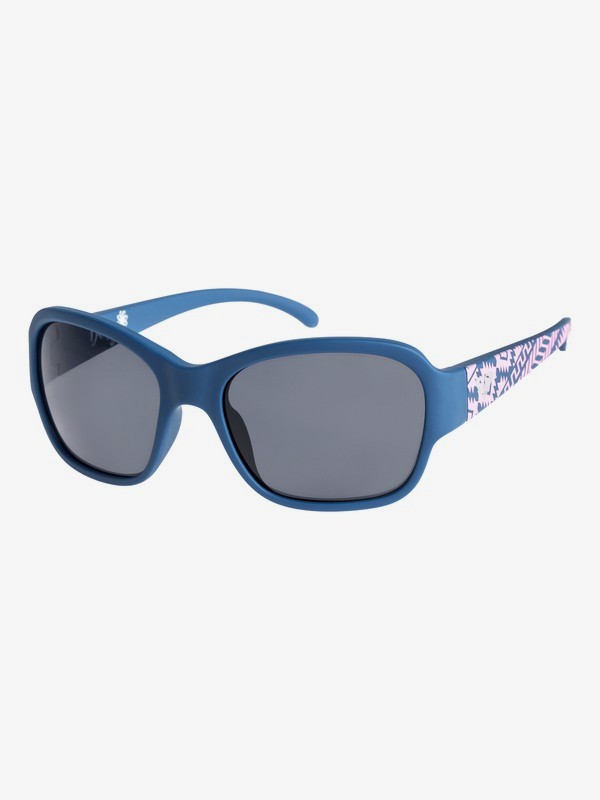 roxy, Daisy - Sunglasses for Girls 8-16, MATTE NAVY BLUE-PRINT/ BLUE (xbbb) 0 Daisy - Sunglasses for Girls 8-16 Blue ERGEY03005 Roxy