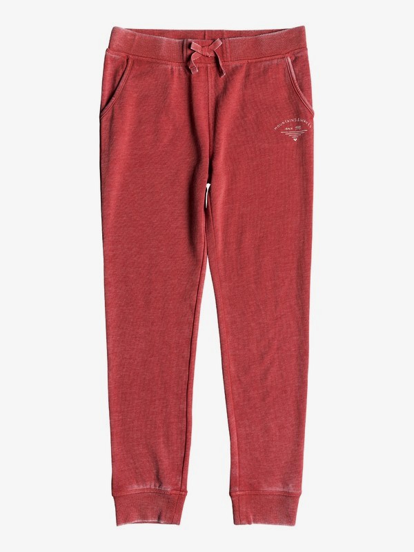 roxy, Girl's 7-14 Energy Of Sun Treasure Map Joggers, MINERAL RED (mmz0) 0 Girl's 7-14 Energy Of Sun Treasure Map Joggers Pink ERGFB03091 Roxy