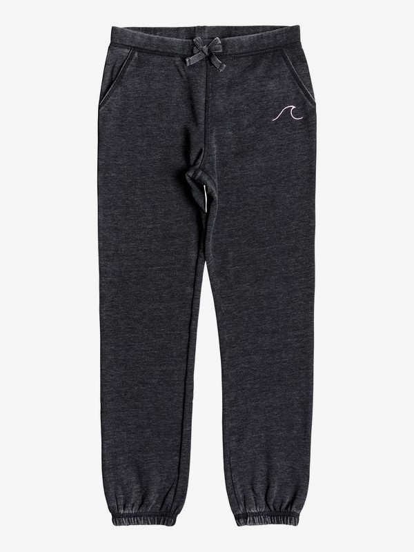 roxy, Girl's 7-14 Boom Boom Pow Small Waves Joggers, TRUE BLACK (kvj0) 0 Girl's 7-14 Boom Boom Pow Small Waves Joggers Black ERGFB03099 Roxy