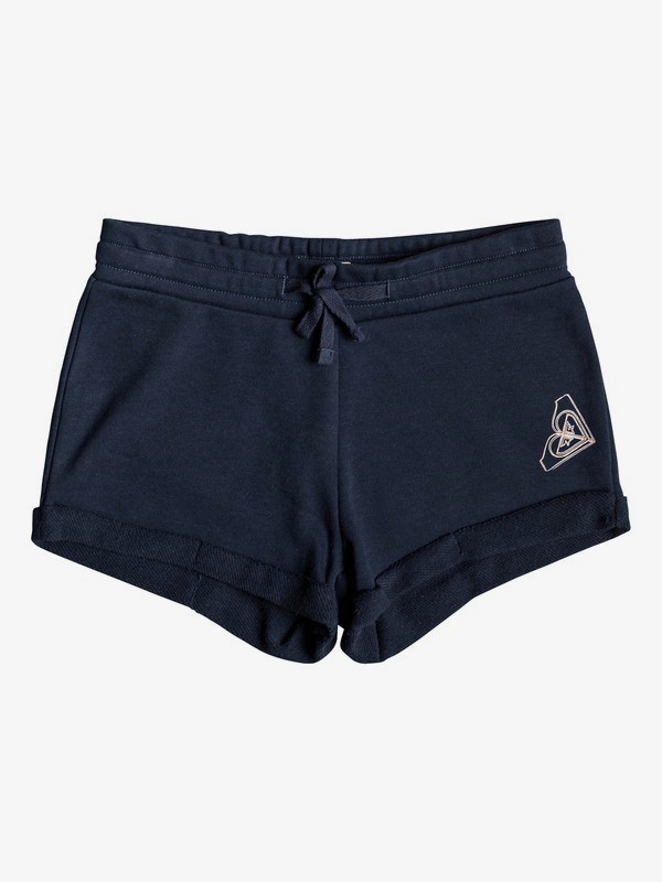 roxy, Travel Often - Short en molleton pour Fille 8-16 ans, DRESS BLUES HEATHER (btkh) 0 Travel Often - Short en molleton pour Fille 8-16 ans Bleu ERGFB03112 Roxy