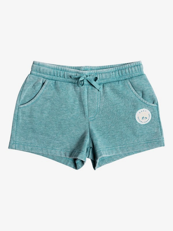 roxy, Girl's 7-14 Summer Is Here B Sweat Shorts, BRITTANY BLUE (blz0) 0 Girl's 7-14 Summer Is Here B Sweat Shorts Blue ERGFB03121 Roxy
