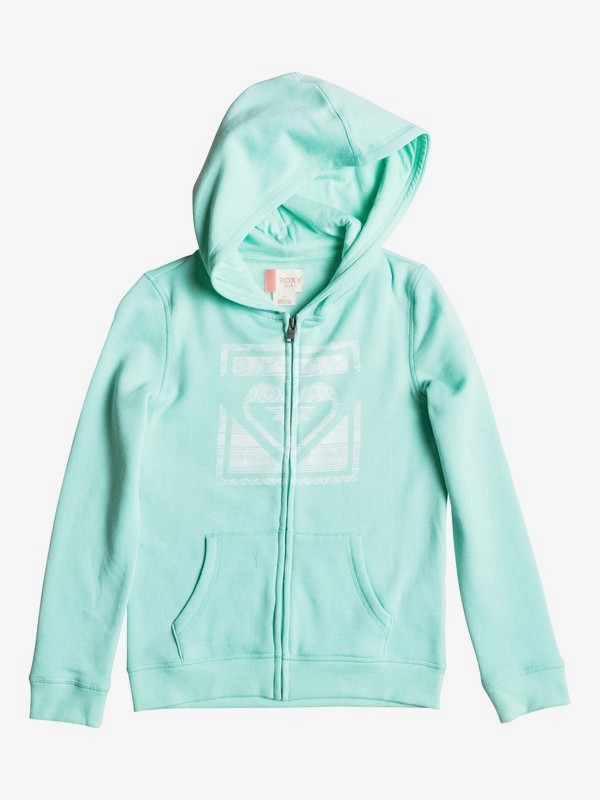 roxy, Girls 7-14 Tatakoto Zip Hoodie, BEACH GLASS (gcz0) 0 Girls 7-14 Tatakoto Zip Hoodie ERGFT03179 Roxy