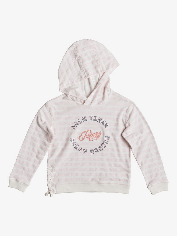 roxy, Speedy Sounds - Sweat à capuche pour Fille 8-16 ans, ROSE TAN HEATHER BICO STRIPES (mhb3) 0 Speedy Sounds - Sweat à capuche pour Fille 8-16 ans Rose ERGFT03255 Roxy
