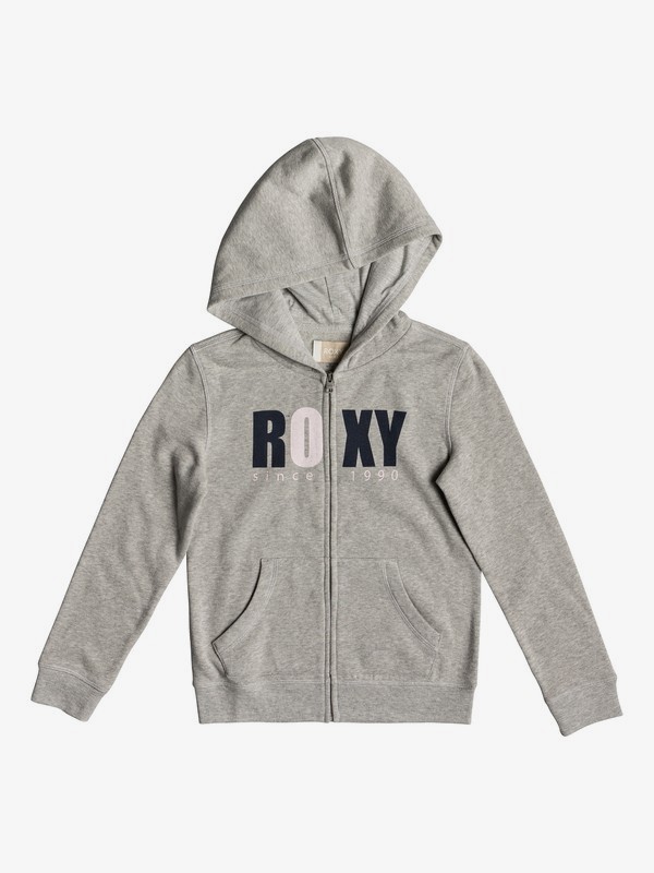 roxy, Girl Plans Bold Distress - Sweat à capuche zippé pour Fille 8-16 ans, HERITAGE HEATHER (sgrh) 0 Girl Plans Bold Distress - Sweat à capuche zippé pour Fille 8-16 ans Gris ERGFT03311 Roxy