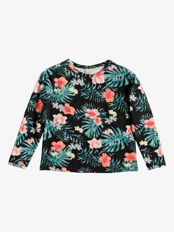 roxy, Tu Sonrisa - Sweat pour Fille 8-16 ans, ANTHRACITE HIBISCUS TWIST (xkbg) 0 Tu Sonrisa - Sweat pour Fille 8-16 ans Multicouleurs ERGFT03354 Roxy