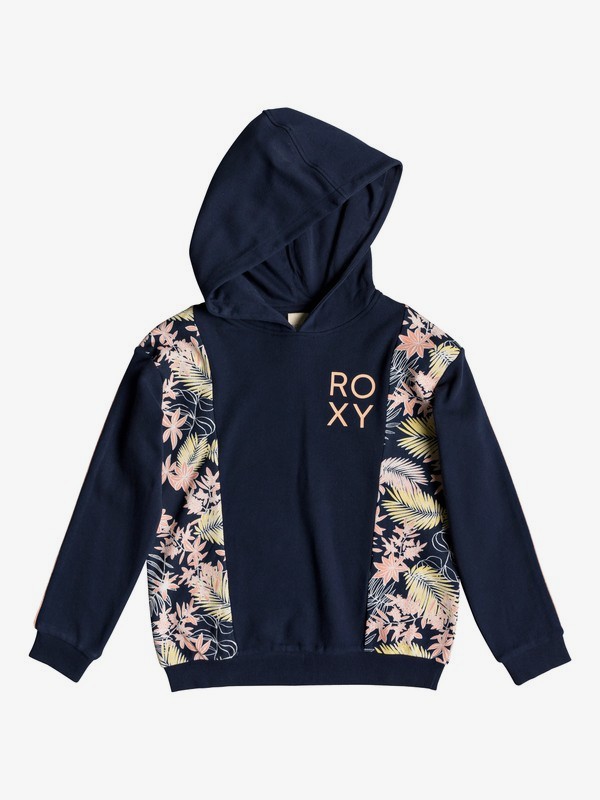 roxy, Salty Curls - Kapuzenpulli für Mädchen 8-16, DRESS BLUES BIG FULL FLORAL (btk8) 0 Salty Curls - Kapuzenpulli für Mädchen 8-16 Blau ERGFT03364 Roxy