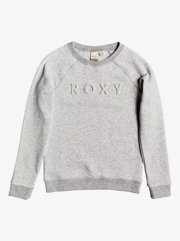 roxy, Someone Like You - Sweatshirt pour Fille 4-16, HERITAGE HEATHER (sgrh) 0 Someone Like You - Sweatshirt pour Fille 4-16 Gris ERGFT03423 Roxy