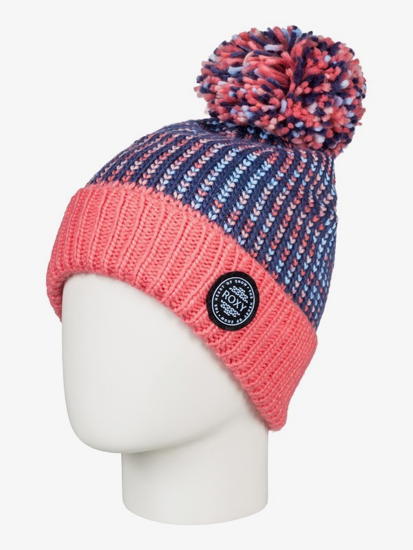roxy, Snowflurry - Gorro con pompón para Chicas 8-16, CROWN BLUE (bqy0) 0 Snowflurry - Gorro con pompón para Chicas 8-16 Azul ERGHA03105 Roxy