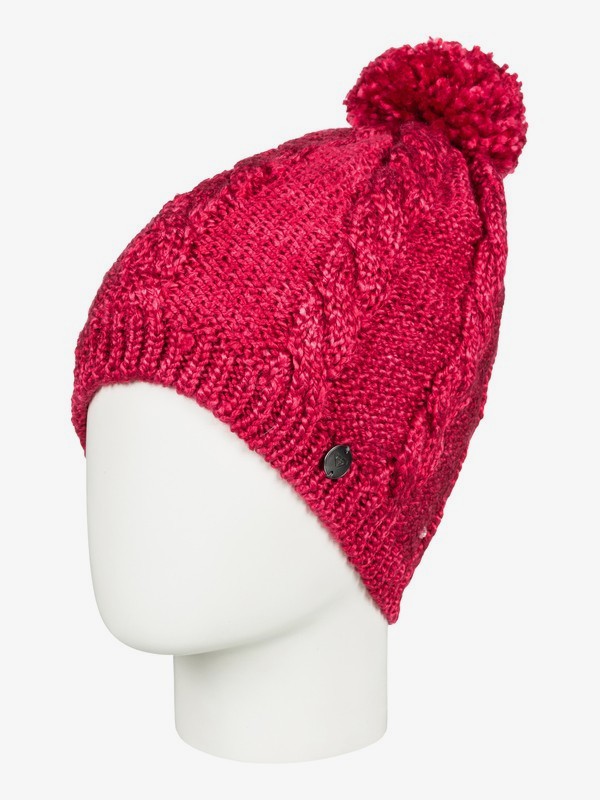 roxy, Girl's 7-14 Shooting Star Pom-Pom Beanie, SHELL PINK (mhg0) 0 Girl's 7-14 Shooting Star Pom-Pom Beanie Pink ERGHA03108 Roxy