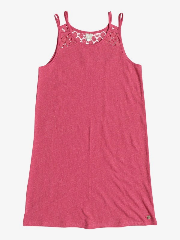 roxy, Bright New Day - Robe à bretelles pour Fille 8-16 ans, ROUGE RED (mlj0) 0 Bright New Day - Robe à bretelles pour Fille 8-16 ans Rose ERGKD03054 Roxy