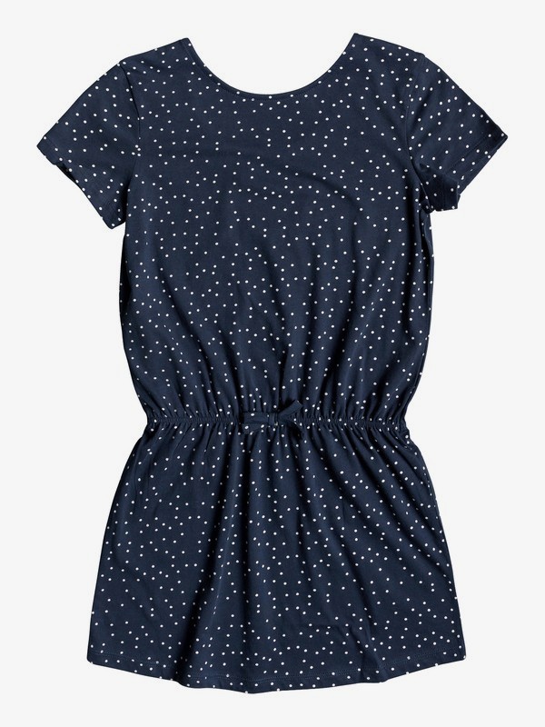roxy, Girl's 7-14 Heart Will Swell Short Sleeve Dress, DRESS BLUE DOTS FOR DAYS (xwww) 0 Girl's 7-14 Heart Will Swell Short Sleeve Dress White ERGKD03070 Roxy