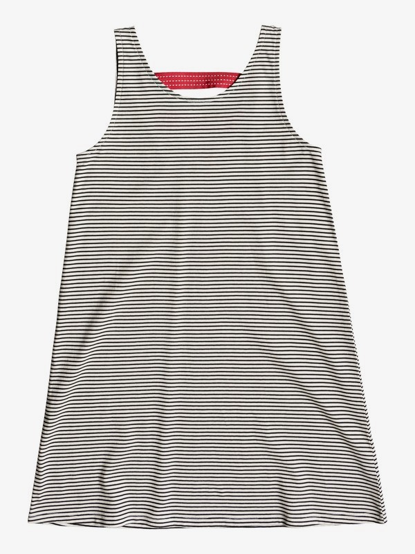 roxy, Girl's 7-14 Leaves Movement Tank Dress, ANTHRACITE COSY STRIPES (kvj4) 0 Girl's 7-14 Leaves Movement Tank Dress Black ERGKD03085 Roxy