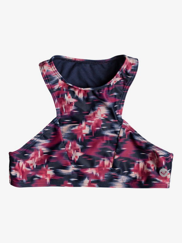 roxy, Tropi Sporty - Sujetador Deportivo para Chicas 8-16, DRESS BLUES NEON WATERFALL (mlj1) 0 Tropi Sporty - Sujetador Deportivo para Chicas 8-16 Rosa ERGKT03079 Roxy