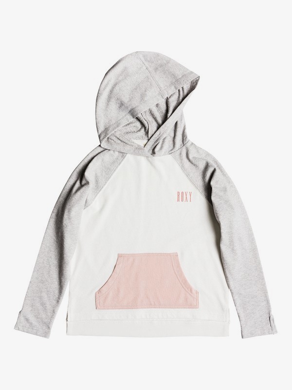 roxy, Girl's 7-14 Fall Sun Hoodie, HERITAGE HEATHER (sgrh) 0 Girl's 7-14 Fall Sun Hoodie Grey ERGKT03087 Roxy