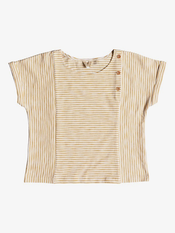 roxy, Girl's 7-14 From Your Love Tee, FALL LEAF (yjg0) 0 Girl's 7-14 From Your Love Tee Yellow ERGKT03088 Roxy