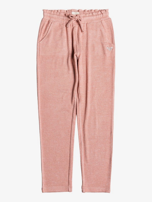 roxy, Girl's 7-14 Breath A New Day Joggers, DESERT SAND HEATHER (mkth) 0 Girl's 7-14 Breath A New Day Joggers Pink ERGNP03036 Roxy