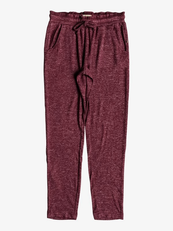 roxy, Girl's 7-14 Breath A New Day Joggers, TAWNY PORT (rsp0) 0 Girl's 7-14 Breath A New Day Joggers Red ERGNP03036 Roxy