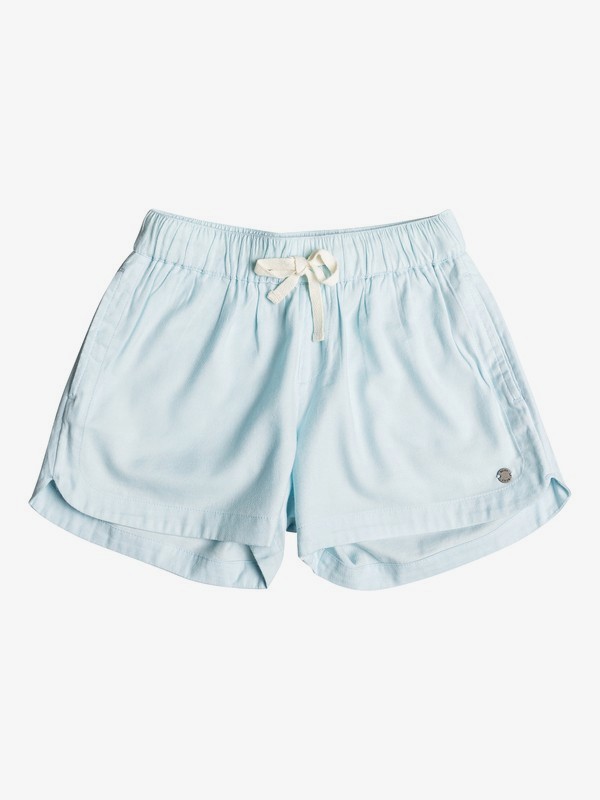 roxy, Girl's 7-14 Una Mattina Beach Shorts, COOL BLUE (bzq0) 0 Girl's 7-14 Una Mattina Beach Shorts Blue ERGNS03045 Roxy