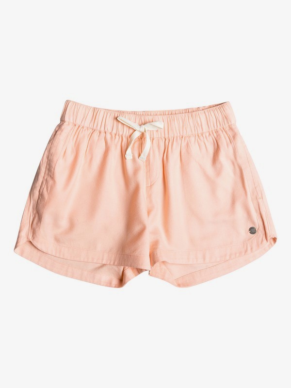 roxy, Girl's 7-14 Una Mattina Beach Shorts, PEACH BUD (meg0) 0 Girl's 7-14 Una Mattina Beach Shorts Pink ERGNS03045 Roxy