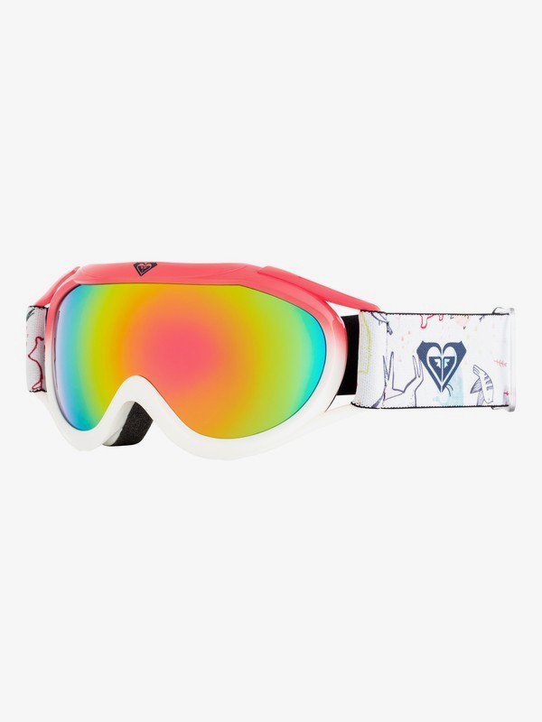 roxy, Girl's 7-14 Loola 2.0 Snowboard/Ski Goggles, BRIGHT WHITE_ANIMALS PARTY (wbb9) 0 Girl's 7-14 Loola 2.0 Snowboard/Ski Goggles White ERGTG03007 Roxy