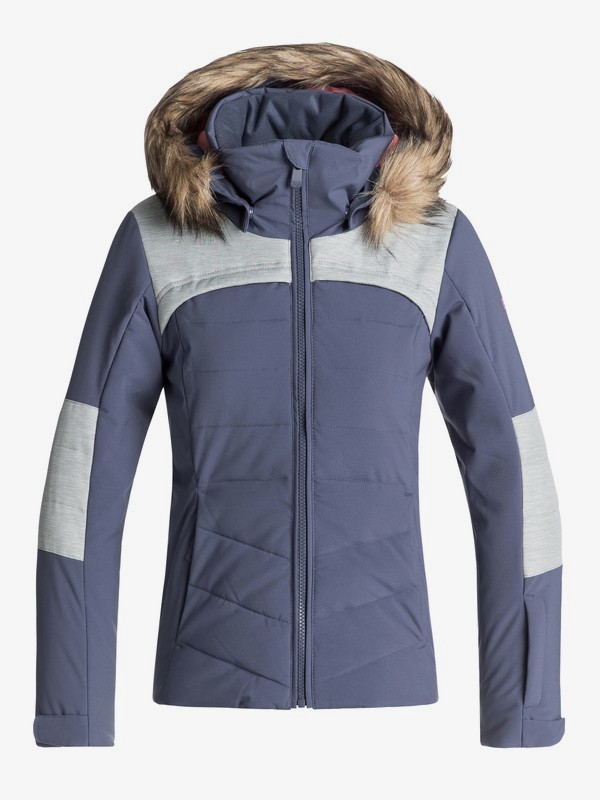roxy, Bamba - Veste de snow pour Fille 8-16 ans, CROWN BLUE (bqy0) 0 Bamba - Veste de snow pour Fille 8-16 ans Bleu ERGTJ03050 Roxy