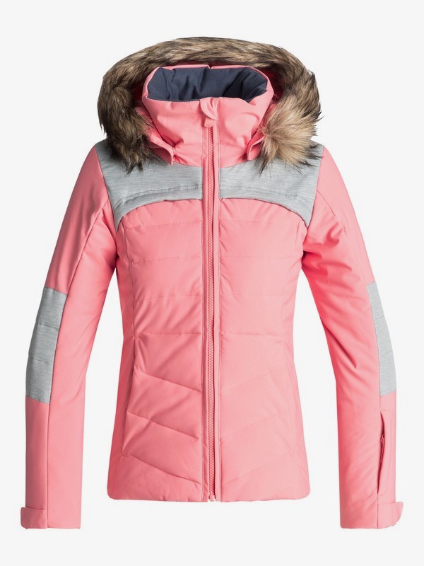 roxy, Bamba - Veste de snow pour Fille 8-16 ans, SHELL PINK (mhg0) 0 Bamba - Veste de snow pour Fille 8-16 ans Rose ERGTJ03050 Roxy