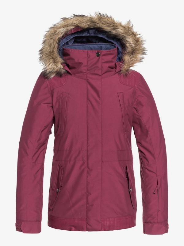 roxy, Tribe - Chaqueta Para Nieve para Chicas 8-16, BEET RED (rrv0) 0 Tribe - Chaqueta Para Nieve para Chicas 8-16 Rojo ERGTJ03051 Roxy