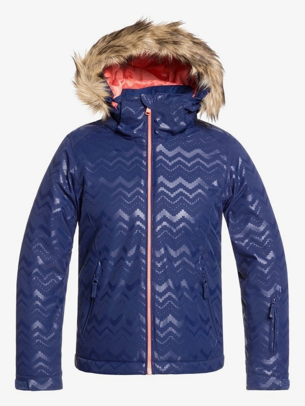 roxy, Jet Ski - Veste de snow pour Fille 8-16 ans, MEDIEVAL BLUE AZTECSPIRITEMBOS (btk3) 0 Jet Ski - Veste de snow pour Fille 8-16 ans Bleu ERGTJ03079 Roxy