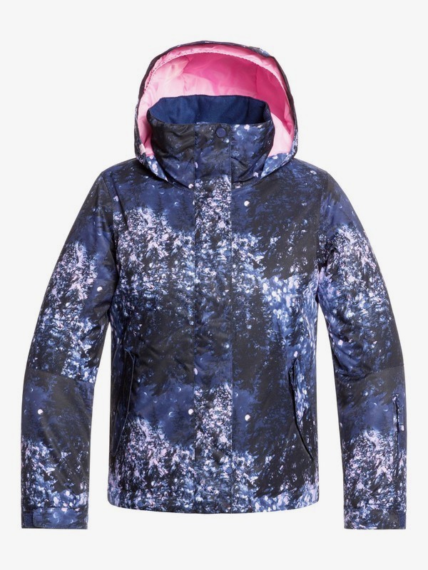 roxy, ROXY Jetty - Veste de snow pour Fille 8-16 ans, MEDIEVAL BLUE SPARKLES (bte2) 0 ROXY Jetty - Veste de snow pour Fille 8-16 ans Bleu ERGTJ03082 Roxy