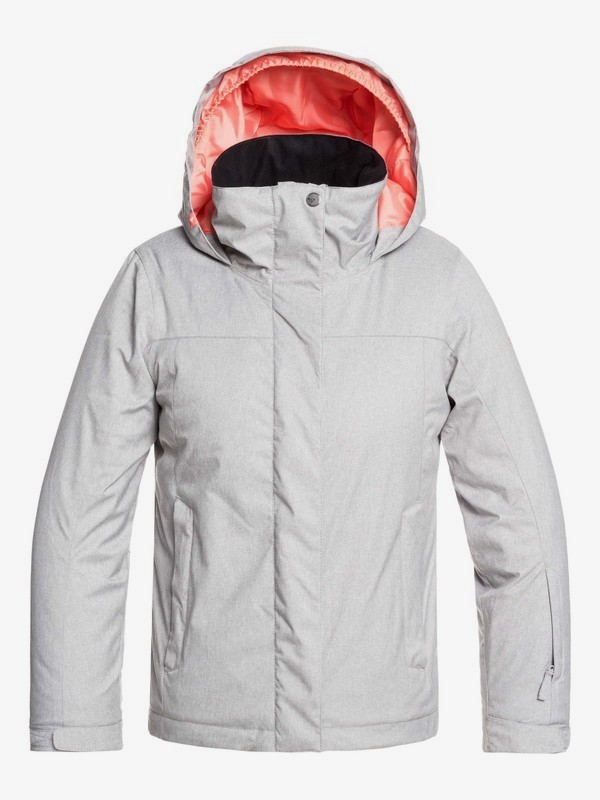 roxy, ROXY Jetty - Veste de snow pour Fille 8-16 ans, HEATHER GREY (sjeh) 0 ROXY Jetty - Veste de snow pour Fille 8-16 ans Gris ERGTJ03083 Roxy