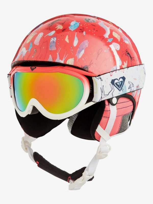 roxy, Misty - Conjunto de casco y máscara para Chicas 8-16, SHELL PINK (mhg0) 0 Misty - Conjunto de casco y máscara para Chicas 8-16 Rosa ERGTL03001 Roxy