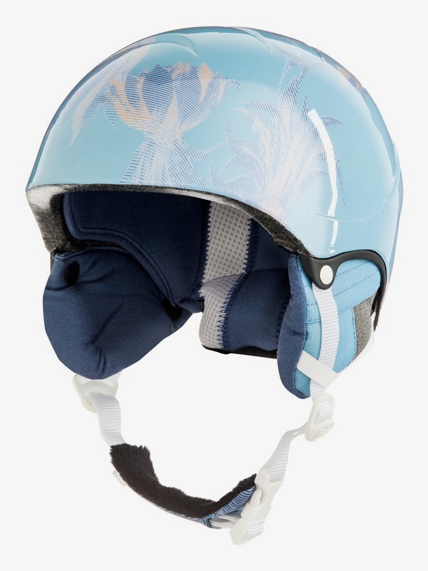 roxy, Misty - Casco de snowboard/esquí para Chicas 8-16, POWDER BLUE_SWELL FLOWERS GIRL (bgb1) 0 Misty - Casco de snowboard/esquí para Chicas 8-16 Azul ERGTL03012 Roxy