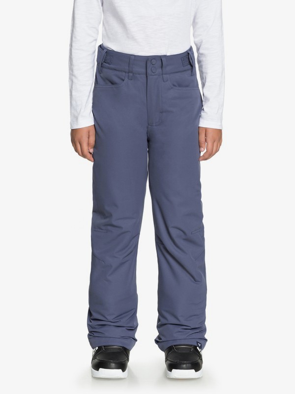 roxy, Backyard - Snow Pants for Girls 8-16, CROWN BLUE (bqy0) 0 Backyard - Snow Pants for Girls 8-16 Blue ERGTP03015 Roxy
