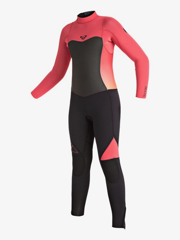 roxy, Syncro 3/2mm - Traje De Surf Integral Con Cremallera Trasera, PARADISE PINK (mlr0) 0 Syncro 3/2mm - Traje De Surf Integral Con Cremallera Trasera Rosa ERGW103003 Roxy