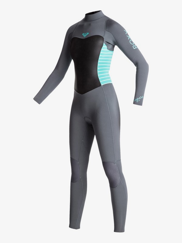 roxy, 3/2mm Syncro Series - Back Zip GBS Wetsuit for Girls 8-16, ASH / PISTACCIO (xbbb) 0 3/2mm Syncro Series - Back Zip GBS Wetsuit for Girls 8-16 Blue ERGW103013 Roxy