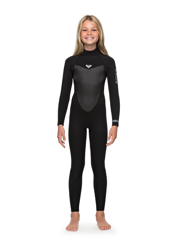 roxy, Girl's 7-14 3/2mm Prologue Back Zip Wetsuit, BLACK (kvj0) 0 Girl's 7-14 3/2mm Prologue Back Zip Wetsuit Black ERGW103023 Roxy