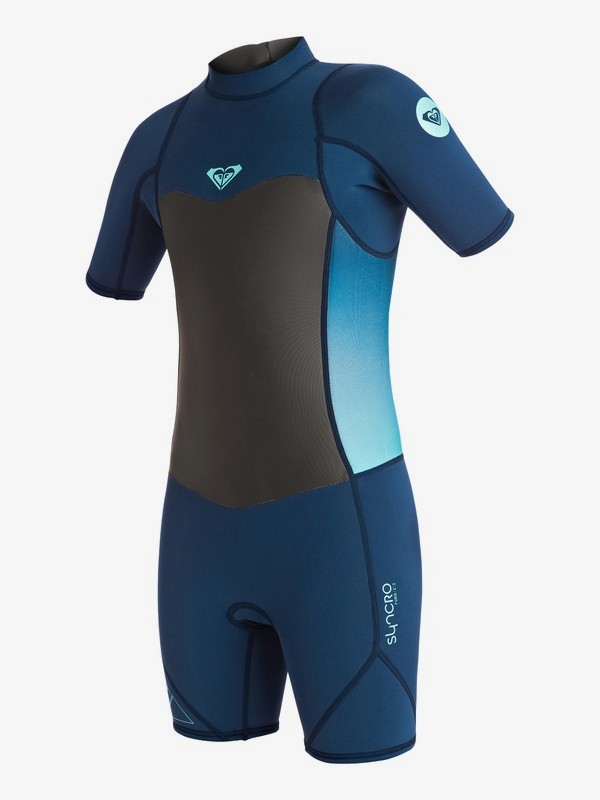 roxy, Syncro 2/2mm - Traje De Surf Primavera Con Cremallera Trasera, BLUE PRINT (bsq0) 0 Syncro 2/2mm - Traje De Surf Primavera Con Cremallera Trasera Azul ERGW503001 Roxy