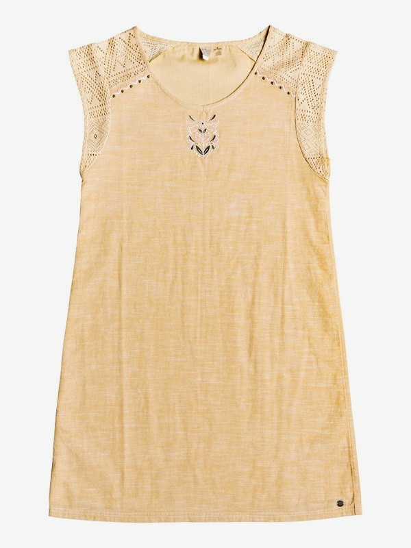 roxy, Girl's 7-14 Such A Dream Midi Dress, FALL LEAF (yjg0) 0 Girl's 7-14 Such A Dream Midi Dress Yellow ERGWD03060 Roxy