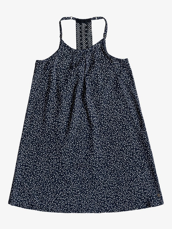 roxy, Girl's 7-14 Exotic Nature Strappy Dress, DRESS BLUES NEW DOTS (btk6) 0 Girl's 7-14 Exotic Nature Strappy Dress Blue ERGWD03071 Roxy