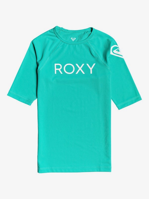 roxy, Funny Waves Short Sleeve UPF 50 Rashguard, ATLANTIS (gmh0) 0 Funny Waves Short Sleeve UPF 50 Rashguard Green ERGWR03108 Roxy