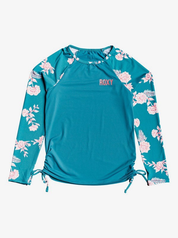 roxy, Girl's 7-14 Magical ROXY Long Sleeve UPF 50 Rashguard, BRITTANY BLUE S EGLANTINE (blz9) 0 Girl's 7-14 Magical ROXY Long Sleeve UPF 50 Rashguard Blue ERGWR03135 Roxy