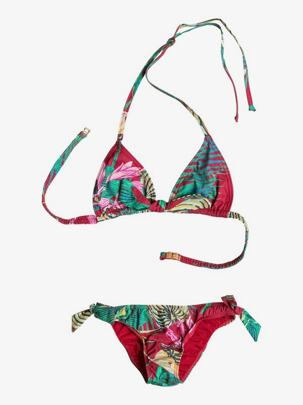 CUBA GANG GIRL TIKI TRI WOV SE ERGX203088 0 Cuba Gang - Tiki Tri Bikini Set ERGX203088 Roxy