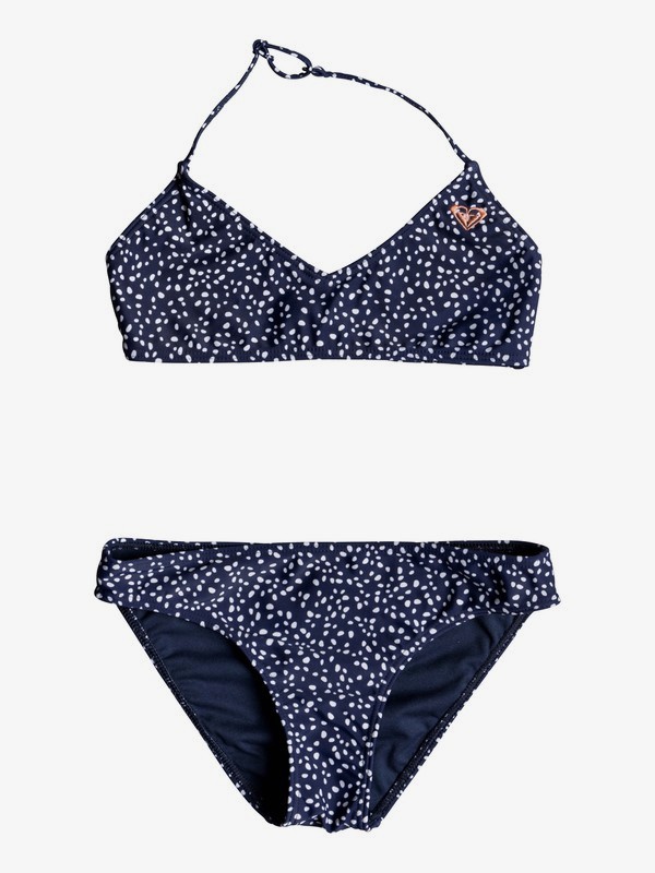 roxy, Seaside Lover - Ensemble de bikini bralette triangle pour Fille 8-16 ans, MEDIEVAL BLUE NEW DOTS SWIM (bte8) 0 Seaside Lover - Ensemble de bikini bralette triangle pour Fille 8-16 ans Bleu ERGX203209 Roxy