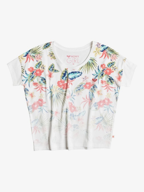 roxy, Little Y Tacotac Gradient - Camiseta, MARSHMELLOW (wbt0) 0 Little Y Tacotac Gradient - Camiseta Blanco ERGZT03181 Roxy