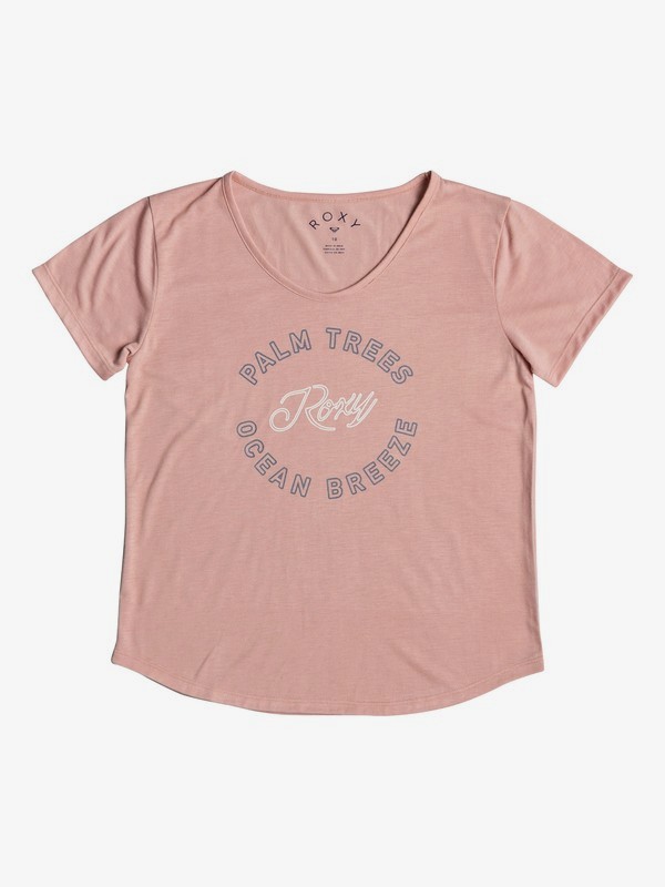 roxy, Hit The Ground Ocean Breeze - T-Shirt für Mädchen 8-16, ROSE TAN (mhb0) 0 Hit The Ground Ocean Breeze - T-Shirt für Mädchen 8-16 Rosa ERGZT03277 Roxy