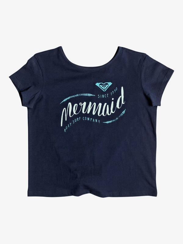 roxy, Sunshine Story Mermaid - T Shirt col rond pour Fille 8-16 ans, DRESS BLUES (btk0) 0 Sunshine Story Mermaid - T Shirt col rond pour Fille 8-16 ans Bleu ERGZT03279 Roxy