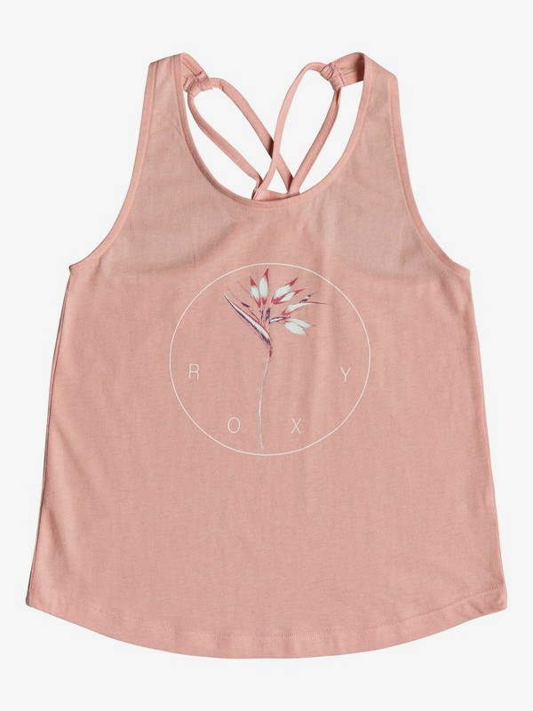 roxy, Girl's 7-14 Discover Something B Strappy Top, PEACHES N CREAM (mey0) 0 Girl's 7-14 Discover Something B Strappy Top ERGZT03304 Roxy