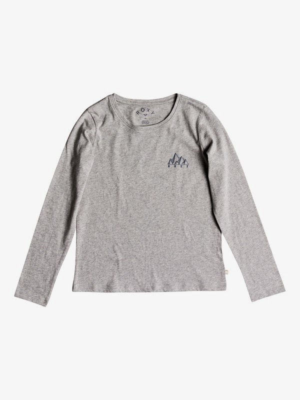 roxy, Gradual Awakening - Camiseta de manga larga para Chicas 8-16, HERITAGE HEATHER (sgrh) 0 Gradual Awakening - Camiseta de manga larga para Chicas 8-16 Gris ERGZT03327 Roxy