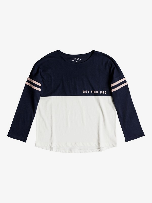 roxy, Sun One - T-shirt à manches longues pour Fille 8-16 ans, DRESS BLUES (btk0) 0 Sun One - T-shirt à manches longues pour Fille 8-16 ans Bleu ERGZT03337 Roxy