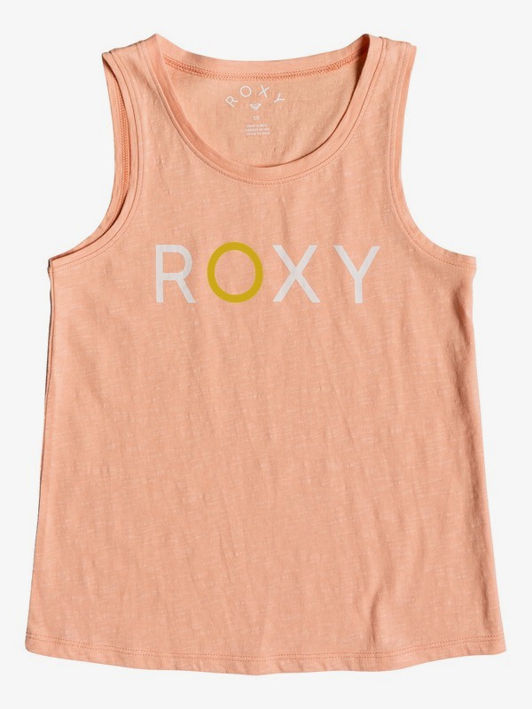 roxy, There Is Life A - Vest Top voor Meisjes 8-16, SALMON (mfg0) 0 There Is Life A - Vest Top voor Meisjes 8-16 Pink ERGZT03387 Roxy